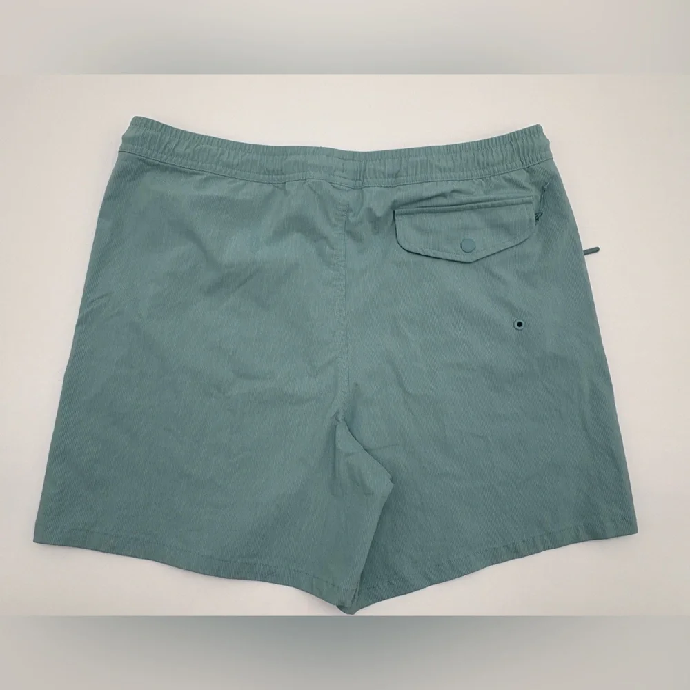 Athleta‎ Marin Board Shorts Teal Swim Shorts Medium 5” Inseam - Picture 7 of 15